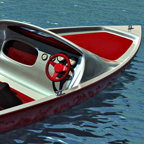 sport boat 3d model - Sport Boat by AtomArts